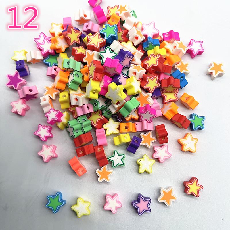 

30pcs 10mm Fruit Beads Polymer Clay Beads Spacer Loose Beads for Jewelry Making DIY Bracelet Earring Accessories 30pcs