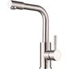 304 Stainless Steel Single-Hole Hot & Cold Basin Faucet