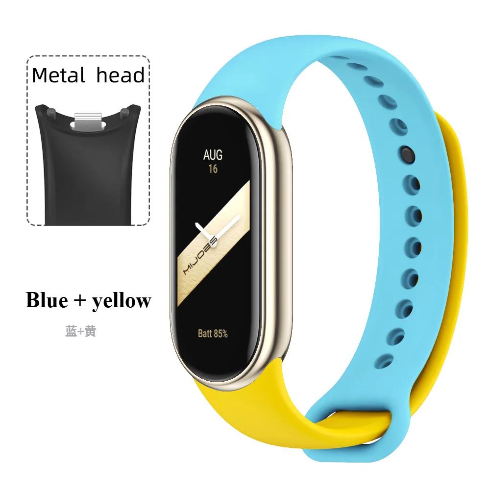Sport Silicone Strap for Xiaomi Mi Band 9 NFC Replacement Bracelet Belt for Xiaomi Mi Band 8/9/10 Wriststrap Smart Watch Accessories