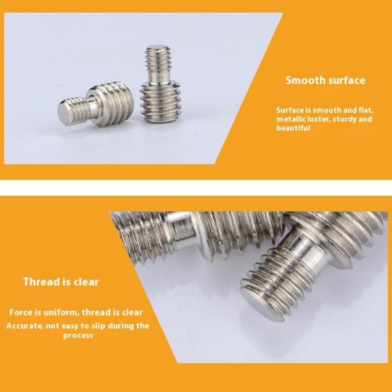1/4 Inch Male To 1/4 3/8 Inch Male Camera Screw Mount Adapter Tripod Screw Adapter Thread For Camera Tripod Monopod Ring Light