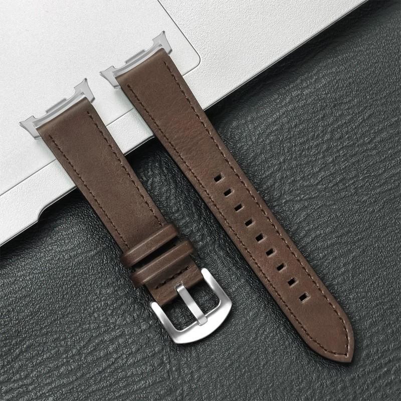 Leather Strap for Samsung Galaxy Watch 8 Ultra2 Quick Release Band for Samsung Galaxy 8 Classic