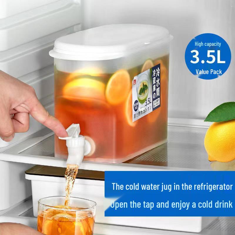 3.5L Outdoor Cold Water Kettle with Spigot for Iced Drinks, Fruit Infusions & Tea