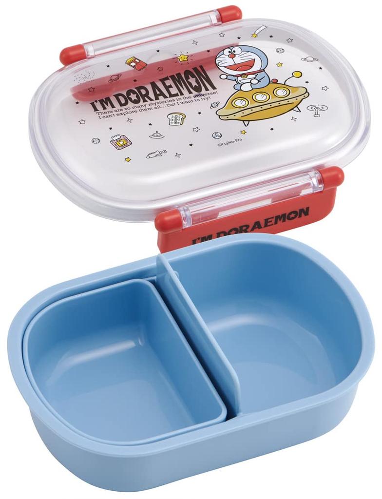 Skater Antibacterial Lunch Box Fluffy 360ml Doraemon Space Stroll Made in Japan Children's QAF2BAAG-A