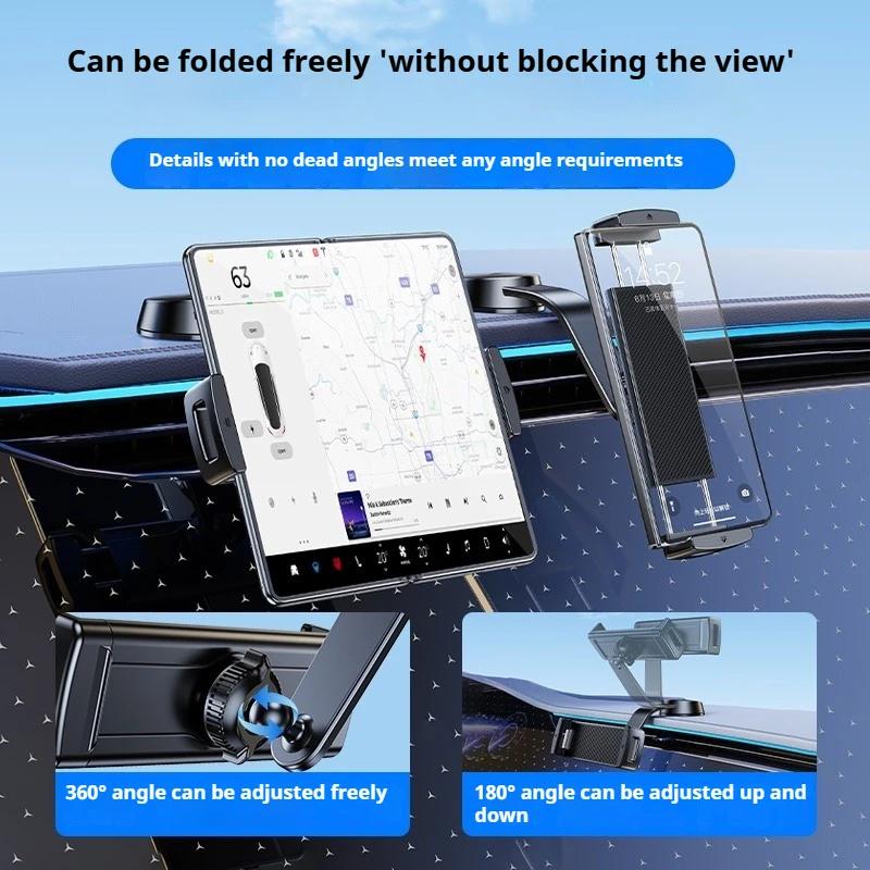 Oatsbasf Supporto per Telefono con Ventosa Supporto a Parete Cruscotto Staffa per Tablet Rotazione a 360° per 4.7-12.9" Samsung iPhone iPad