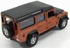 Burago Land Rover Scale Diecast Model Defender 110 Station Wagon 1995 1/32 Car (Orange)