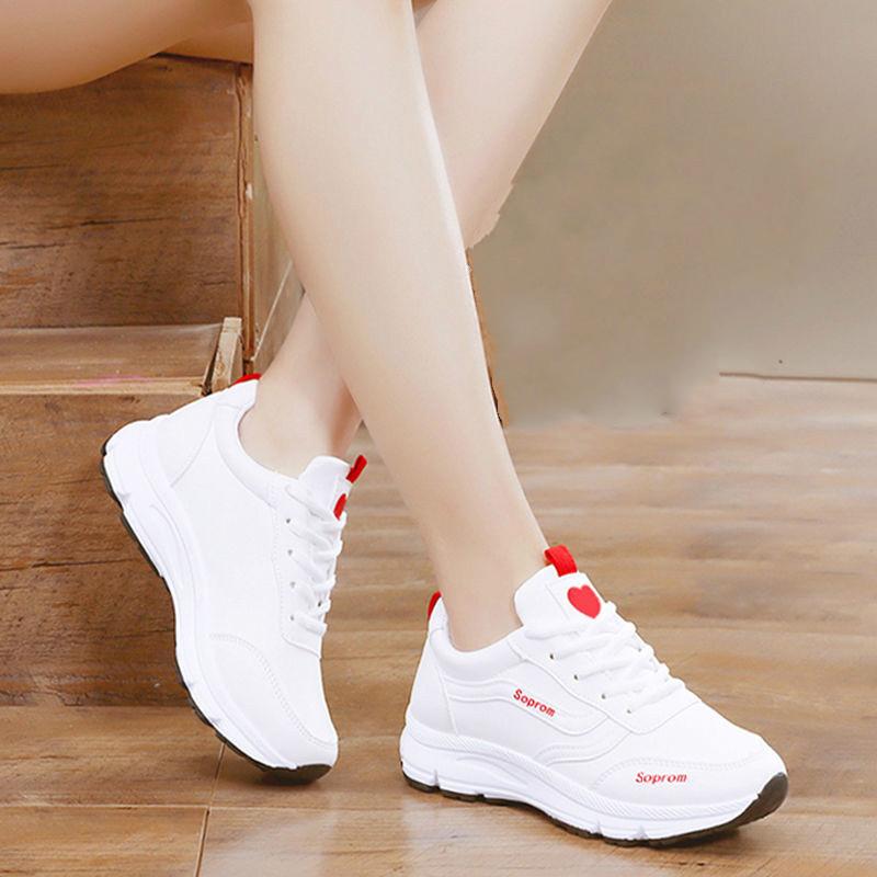 Satın alın Shoes Women Winter Sports Shoes Women Plus Velvet Cotton Shoes White Shoes Student