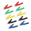 10pcs  set P2002 20A 5 Colors 4mm Banana Jack Crocodile Safety Test Clip For Multimeter 380V