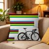 Federa per cuscino arte ciclismo mountain bike federa per cuscino divano decorazione stanza casa regalo per bambini