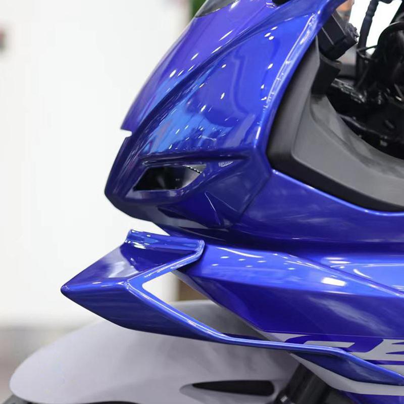 Für Motorrad Abtrieb Naked Frontspoiler Winglet Aerodynamischer Flügel YZFR3 2025 2024 YZFR25 YZF R3 R25 2025 2019-2024