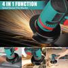 2500W Mini Brushless Angle Grinder with Rechargeable Lithium Battery Cordless Polishing Machine Diamond Cutter