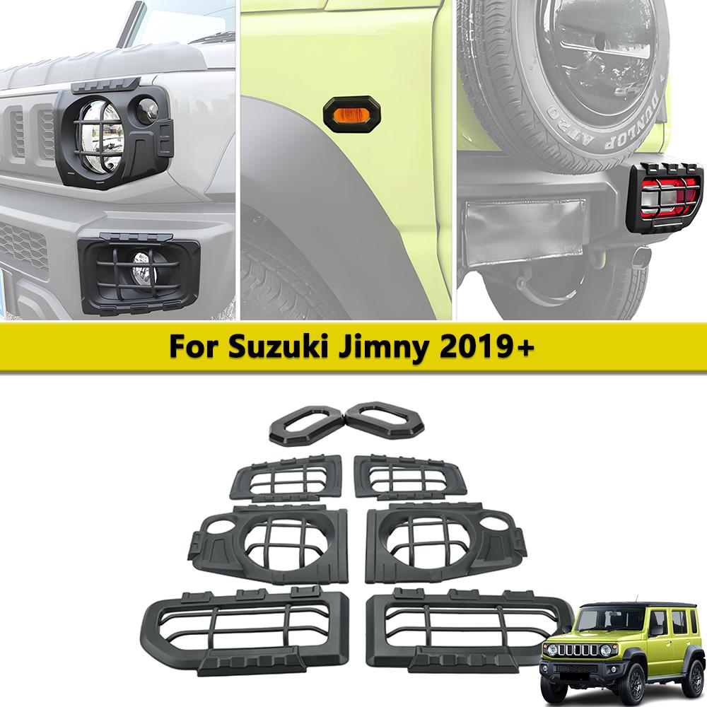 Scheinwerfer Rücklicht Blinker Abdeckung Zierleiste Für Suzuki Jimny JB64 JB74 2019-2026 Auto Lichtschutz Schutz Außen Zubehör