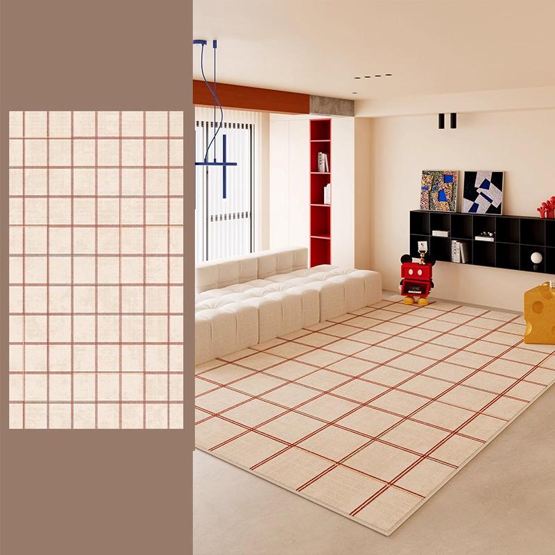 

Ковер для гостиной Ретро Продвинутый Геометрический узор Ковер для спальни Большой площади Стильный Декоративный Коврик для журнального столика Alfombra 50x80cm (19x31inch)