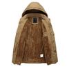 Neue Winterjacke aus Baumwolle für Herren, mittellang, warm und kältebeständig, Freizeitjacke für Herren