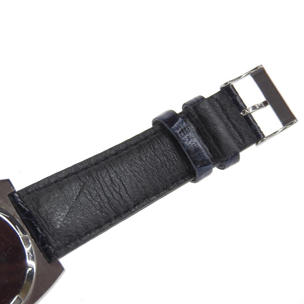 Omega Constellation Watches Chronometer Cal.1001 SilverDial Stainless Steel/Embossed Leather Mechanical Automatic Mens Used