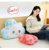 Cartoon Cloud Plush Pillow: Emoji Cushion for Bedside, Bay Window, Office Chair & Girls' Room