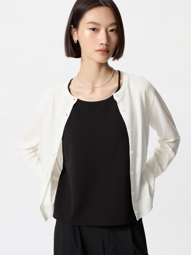 Uniqlo Uv Protection Crew Neck Cardigan  Long Sleeve 