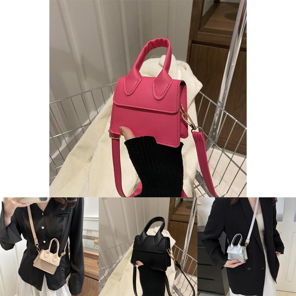 2024 Neue Trendige Street Style Pu Kleine Schultertasche Modische Umhängetasche Für Damen