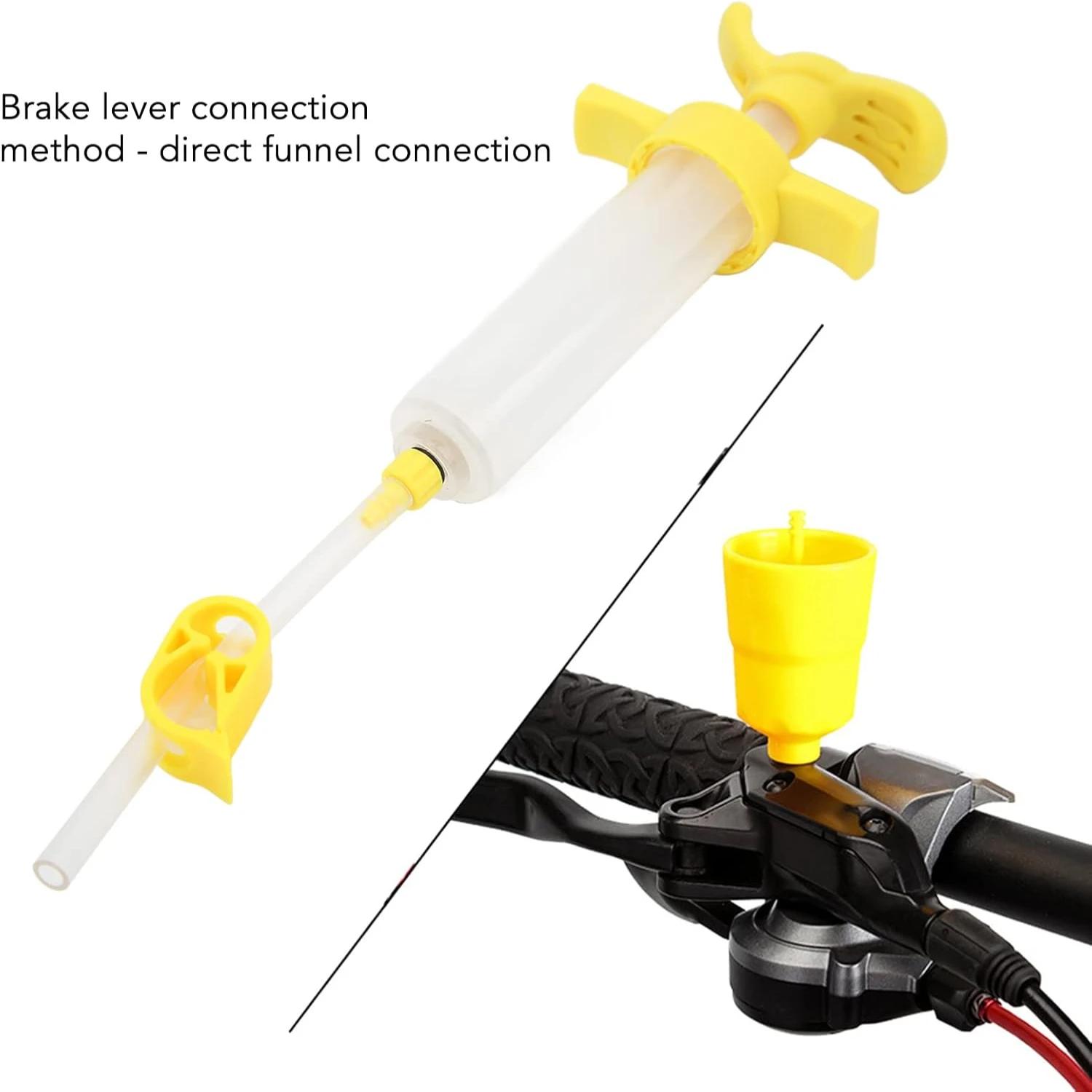 

Efficient, Reliable, and Top-Quality Yellow Hydraulic Mountain Bike Disc Brake Bleed Kit - Complete Oil Bleeding Tool for Cyclis United States