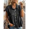 Fashion Women's Spring And Summer Comfortable Casual Commuting Imitation Denim Tops