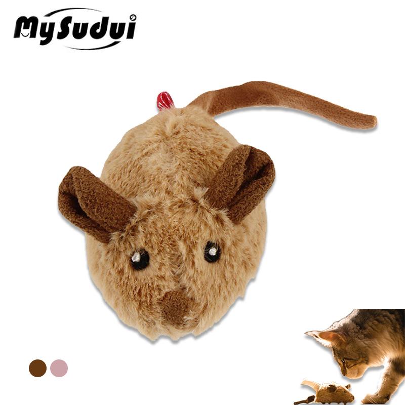 

MySudui умная мышь, игрушка для кошек, электрическая имитация мыши, забавная игрушка для кошек, умный шкив, пищалка, USB-зарядка для игр всех кошек