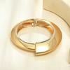 Bracelet INS Minimalist Irregular Wave Jewelry Metal Glossy Bracelet Ladies Jewelry