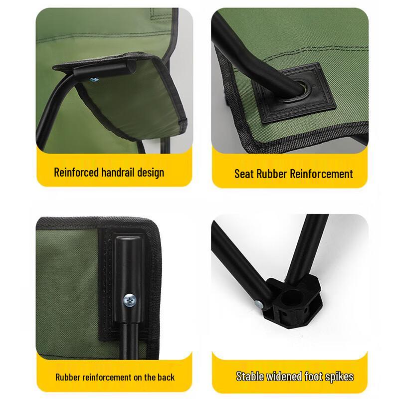 Portable Outdoor Folding Camping Chair with Cup Holder