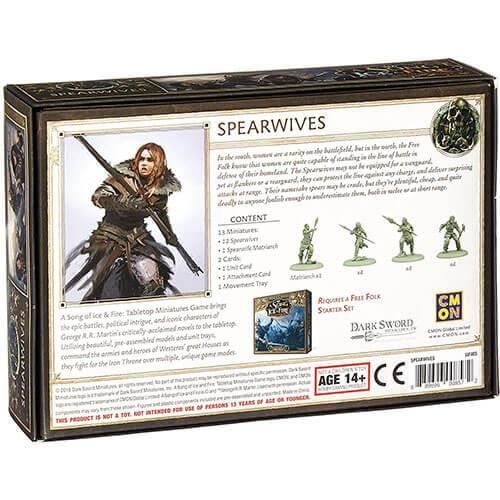 Figurine - asoiaf - spearwives - noir - adulte - collection limitée