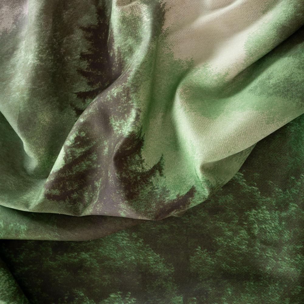 FOREST bedding set 160x200 cm - satin cotton, forest pattern, nature in your bedroom