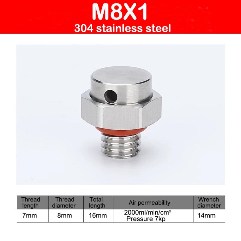 304 Stainless Steel Air Vent Valve Waterproof Breather Vent Valve New Pressure Relief Valve