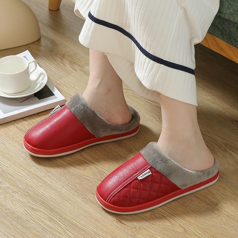 Women's Warm Slippers, Slippers, Waterproof Cotton Shoes