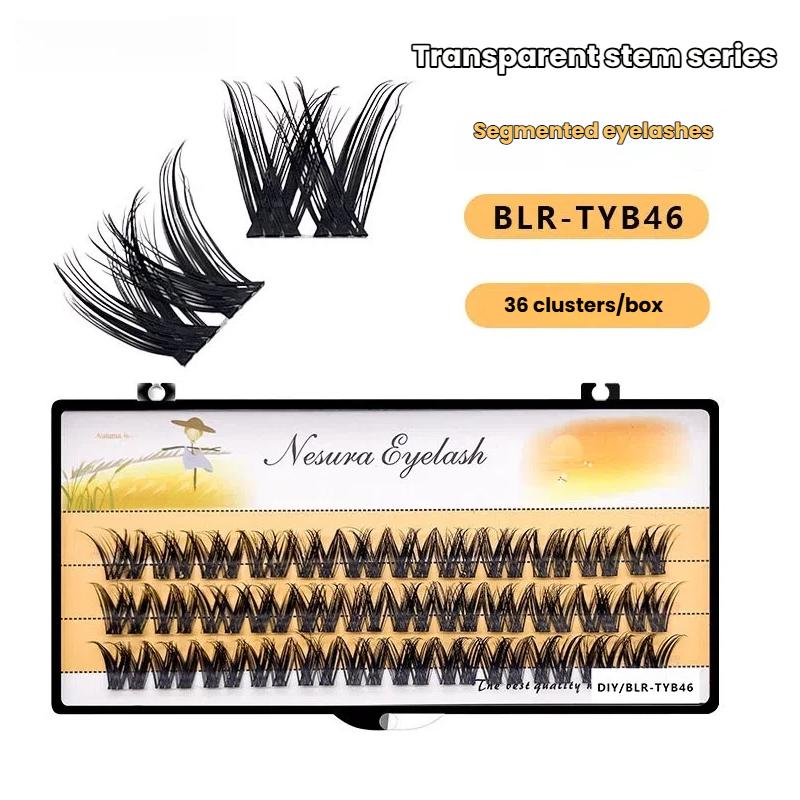 

DIY Пучки Ресниц | 12 Рядов Индивидуальных Ресниц | Густые и Завитые | Европейский и Американский Стиль | 8-16 мм 3Row TYB46Single pack