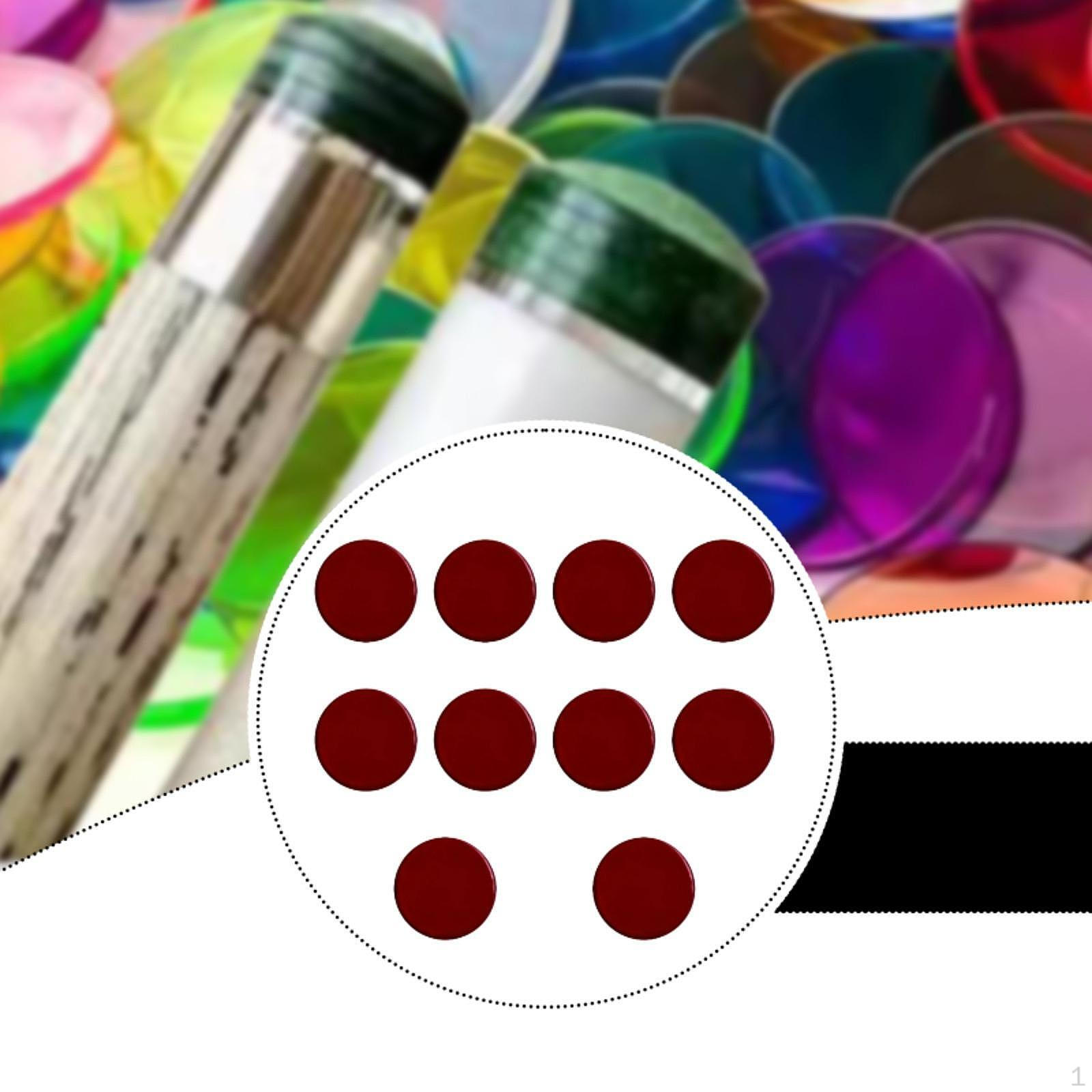 

10 наклеек для бильярдного кия, 0,43 дюйма, профессиональные акриловые сменные для соревновательной игровой комнаты. кларет