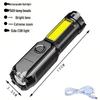 Rechargeable Solar LED Flashlight (2-Pack)