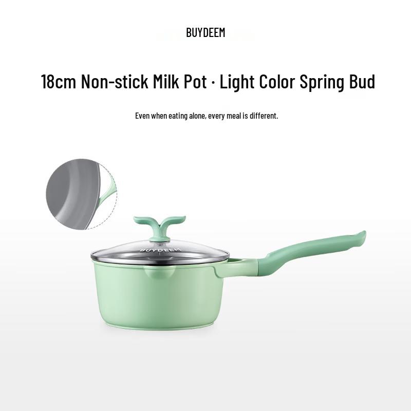 

Buydeem Light Color Series 18cm Ceramic Non-stick Wok