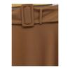 Thick Belted Loose Imported Crepe Skirt