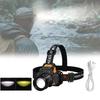 Gesture Sensing Led Headlamp Zoomable Beam Powerful Light Night Fishing Lights