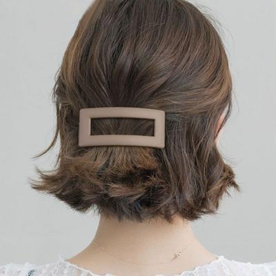 Hairpins Elegant Spring Hair Clip Women Girls Fashion Hair Claws Matte Hairgrips