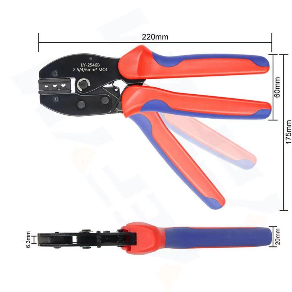 

Инструмент для обжима солнечных батарей Многофункциональный инструмент Клещи для обжима Клещи для солнечных батарей Клещи для кабелей Электрический ручной инструмент