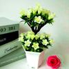 Lily Flower Artificial Potted Plant Simulated Green Plant Ornament Decoration