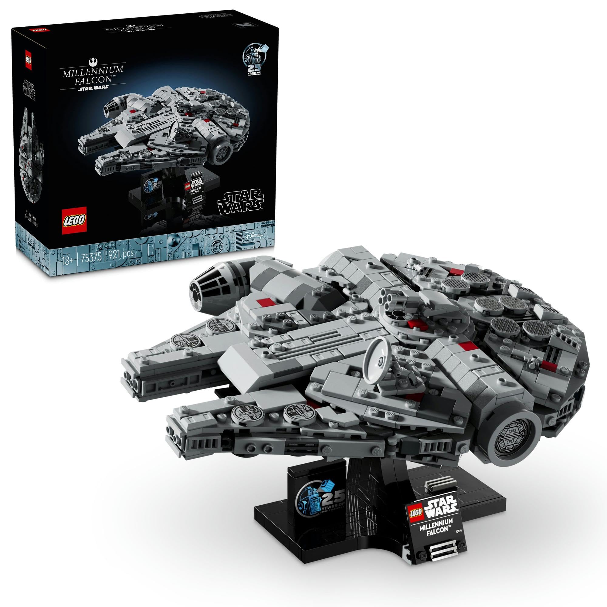 

Игрушка LEGO Star Wars Millennium Falcon, Подарок на день рождения, Строительные блоки, День матери, День отца, Мужчины, Женщины, Космос, 75375