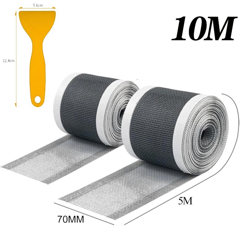 5/50m Cutable Shower Drain Hair Catcher Self-Adhesive Floor Drain Stickers Disposable Mesh Sink Strainer Filter for Bathroom
