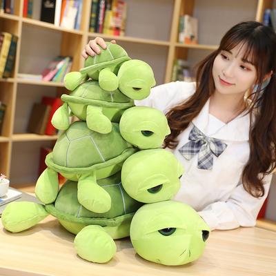 Huggable Cartoon New Lovely Tortoise Plush Toys Stuffed Sea Turtle Animal Doll Soft Nap Pillow Toys for Children Gift for Girls