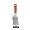 Stainless Steel & Wood Handle Multipurpose Cooking Spatula