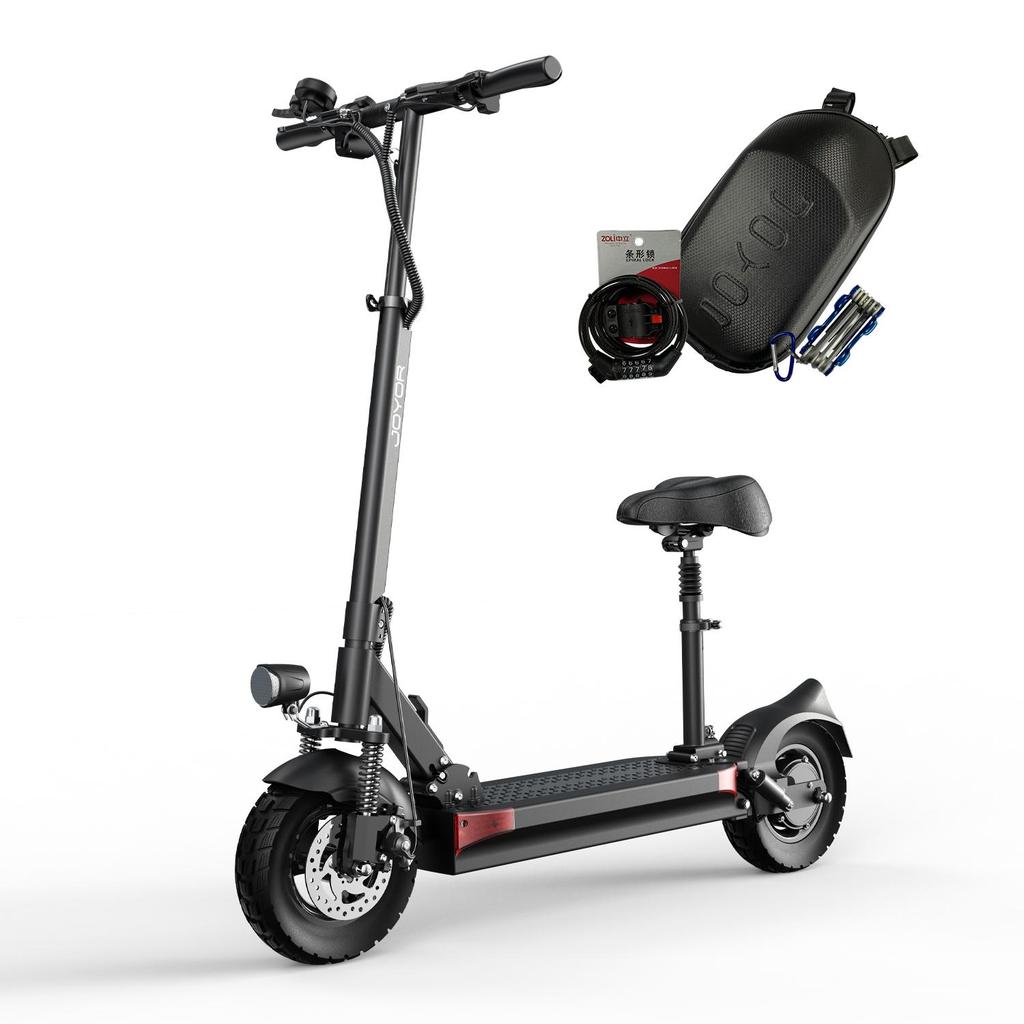 JOYOR Y6-S 500W Electric Scooter for Adults, 48V 18Ah Battery, 60km Range, 10-Inch Tires, Foldable Commuter E-Scooter