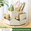 Nine-Grid Rotating Pen Holder, Upgraded Large Capacity, High-End Desktop Organizer, Multifunctional Luxury Storage Box
