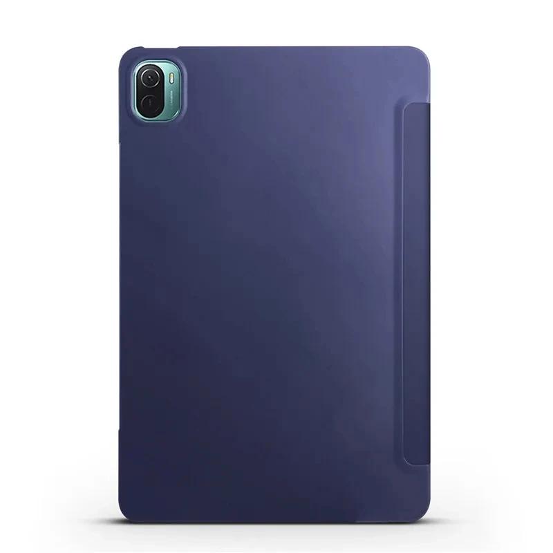 Tablet Funda For Xiaomi Mipad 5 Pro 12.4 Case Tri Fold Soft Back Shell For Mi Pad 5 Pro 12.4 Inch Cover 2022 Coque + Gift