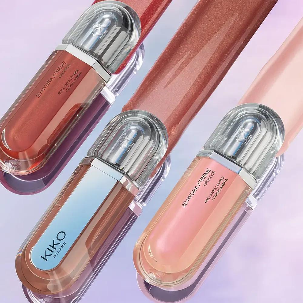 KIKO Milano 3D Hydra Extreme Lip Gloss Moisturizing Plumping Glossy Lip Makeup 01 Pink Glacier