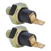 2Pcs Engine Oil Pressure Sensor Male Thread Oil Pressure Transducer for Air Cooled Diesel Engine