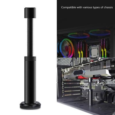 Graphics Card GPU Holder Support Vertical Telescopic Rotating Stand Bracket Aluminum Video Card Sags Holder Desktop PC