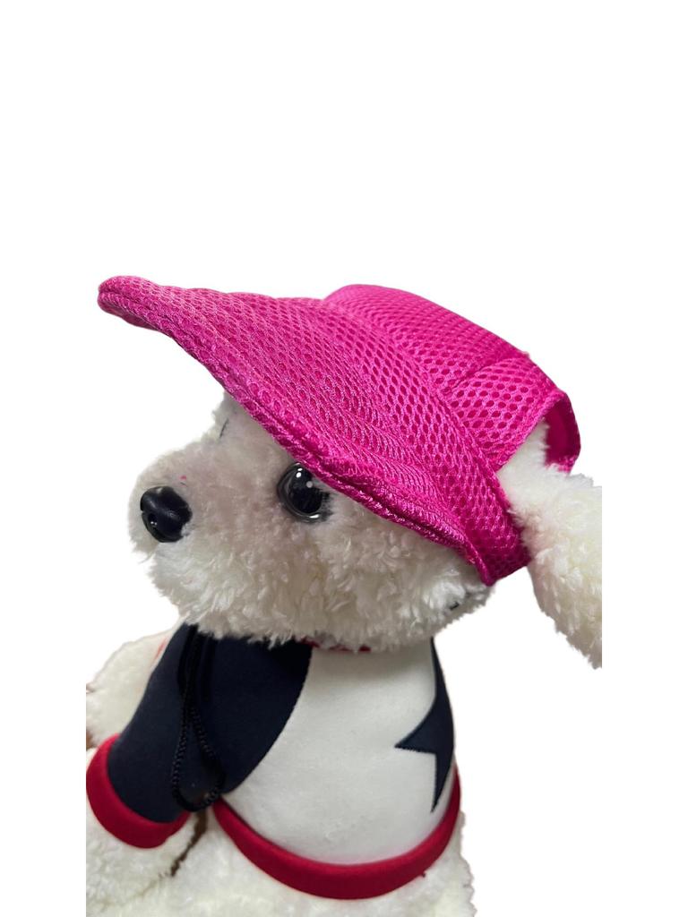 Fashionable Pet Baseball Cap for Sun Protection - Cute Mesh Hat for Medium & Small Dogs